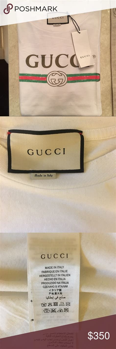 gucci tags shirts|authentic gucci.